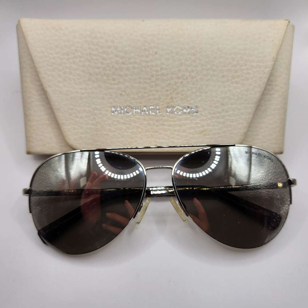 Michael Kors Black Aviator Sunglasses